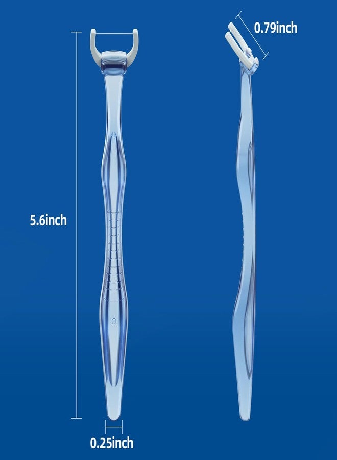 RAZOKO Dental Flosser Kit, Extra Strong Shred-Resistant Floss, 135 Degrees for Hard-to-Reach Areas, PTFE & PFAS Free, 2 Handles + 240 Refill Heads - Image 2